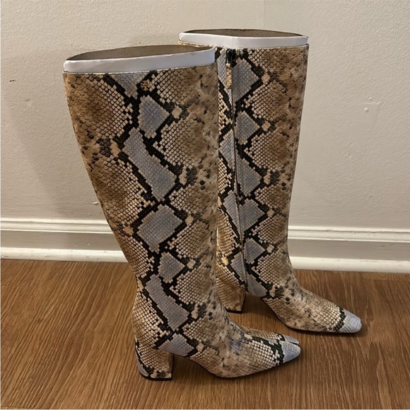 Tory Burch Leather Knee High Boots